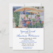 SOMMER-PATIO-PARTY-EREIGNIS LADEN EIN EINLADUNG (Vorderseite)