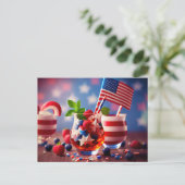 Sommer Patrioten Postkarte (Stehend Vorderseite)