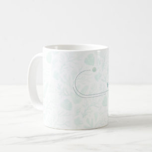 Sommer Perlen Wasserfarben Ozean Design Kaffeetasse