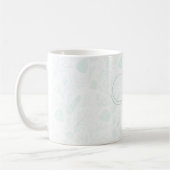 Sommer Perlen Wasserfarben Ozean Design Kaffeetasse (Links)