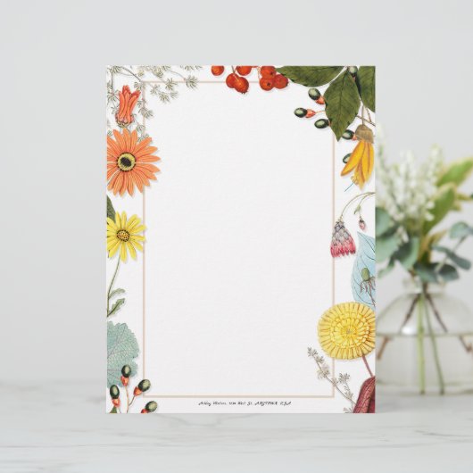 Sommer Personalisiert Briefbogen (Stehend Vorderseite)