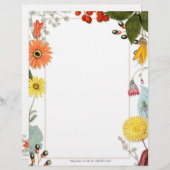 Sommer Personalisiert Briefbogen (Vorne/Hinten)