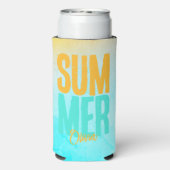 Sommer Personalisiert Selters Dosenkühler (Seltzer Rückseite)