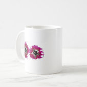 Sommer-Petunien Kaffeetasse (Vorderseite Links)