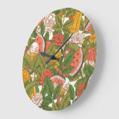 Sommer-Piazza della Riforma Große Wanduhr (Winkel)