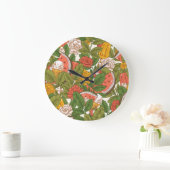 Sommer-Piazza della Riforma Große Wanduhr (Zuhause)