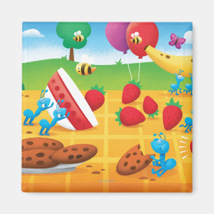 Sommer-Picknick Magnet