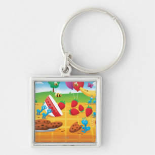 Sommer-Picknick Schlüsselanhänger