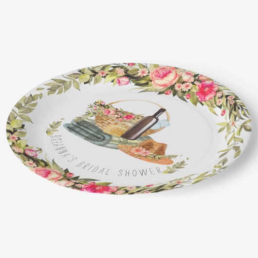 Sommer Picnic Pappteller (Schrägansicht)