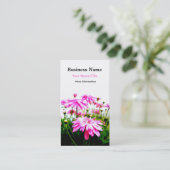 Sommer! /Pink Visitenkarte (Stehend Vorderseite)