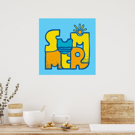 Sommer Poster (Küche)