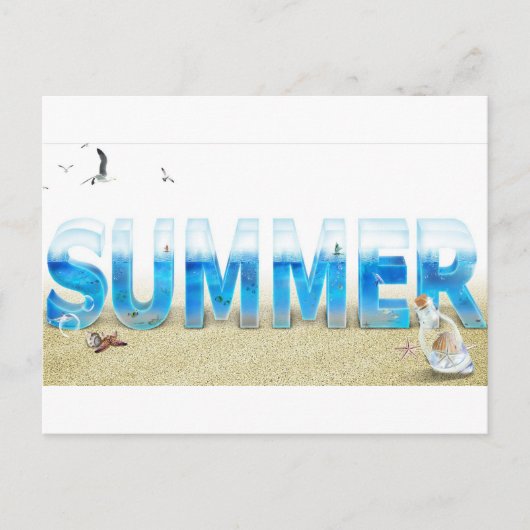 Sommer Postkarte (Vorderseite)