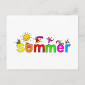 Sommer Postkarte (Vorderseite)