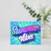 Sommer Postkarte (Stehend Vorderseite)