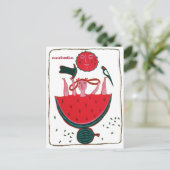 Sommer Postkarte (Stehend Vorderseite)