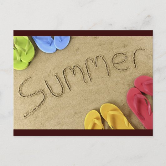 Sommer Postkarte (Vorderseite)