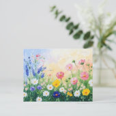 Sommer Postkarte (Stehend Vorderseite)