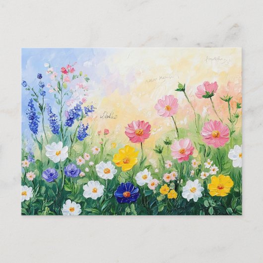 Sommer Postkarte (Vorderseite)