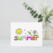 Sommer Postkarte (Stehend Vorderseite)