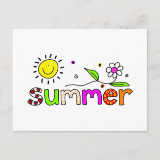 Sommer Postkarte