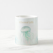 Sommer-Quallen-Wasserfarben-Ozean-Design