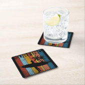 SOMMER RECHTECKIGER PAPPUNTERSETZER (Vor Ort)