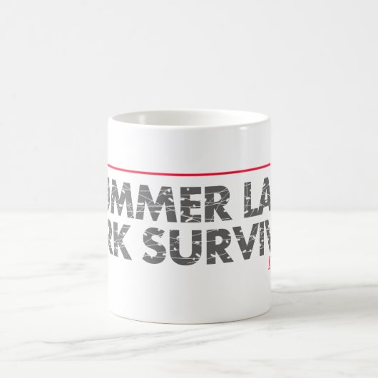 "SOMMER-RECHTSREFERENDAR-ÜBERLEBENDER" -- KAFFEETASSE (Mittel)