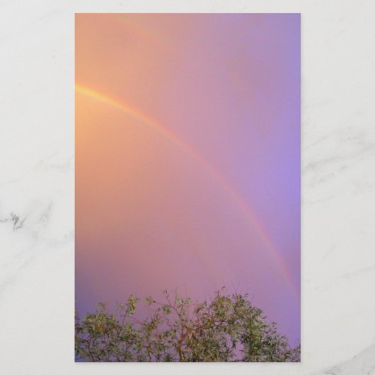 Sommer-Regenbogen Briefpapier (Vorderseite)
