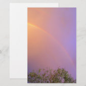 Sommer-Regenbogen Briefpapier (Vorne/Hinten)