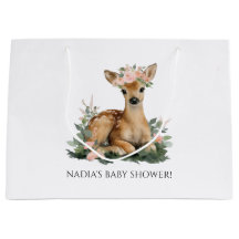 Sommer Reh Wasserfarben Baby Shower