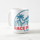 Sommer-Rennstrecke Point-Massachusetts Kaffeetasse (Vorderseite Links)