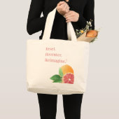 Sommer-Reset Jumbo Stoffbeutel (Vorderseite (Produkt))