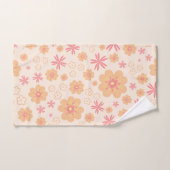 Sommer Retro Blumenmuster Badetuch Set (Handtuch)
