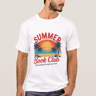 Sommer Retro Buchclub Lustiger Strandurlaub 1 T-Shirt