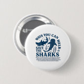 Sommer Retro Buchclub Lustiger Strandurlaub Button (Vorne & Hinten)