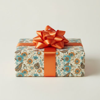 Sommer Retro Geschenkpapier