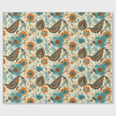 Sommer Retro Geschenkpapier (Flach)