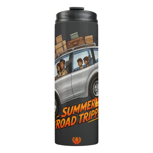 Sommer-Roadtrip Thermosbecher (Vorderseite)