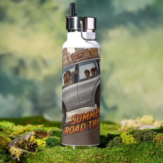 Sommer-Roadtrip Trinkflasche (Außenbereich)
