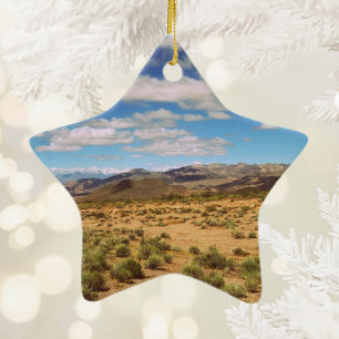 Sommer-Roadtrip-Urlaub Zweiseitiges Foto Keramik Ornament