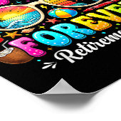 Sommer Ruhestand Ruhestand 2026 Mutter Urlaub Poster (Ecke)