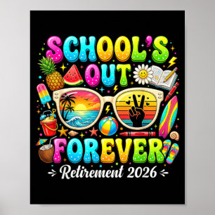 Sommer Ruhestand Ruhestand 2026 Mutter Urlaub Poster