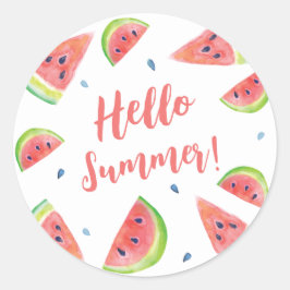 Sommer Runder Aufkleber