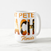 Sommer saint pete- florida kaffeetasse (VorderseiteRechts)