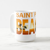 Sommer saint pete- florida kaffeetasse (Vorderseite Links)