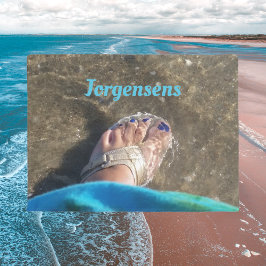 Sommer Sandalen am Strand stürzen und waten Fußmatte