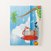 SOMMER SANTA AM STRAND JIGSAW PUZZLE (Vertikal)