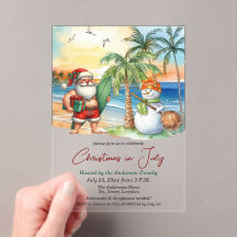 Sommer-Santa & Schneemann-Weihnachten im Juli 