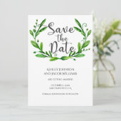 Sommer Save the Date. Hochzeitsankündigung im Gart Save The Date (Stehend Vorderseite)