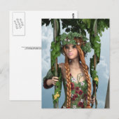 Sommer-Schaukel Postkarte (Vorne/Hinten)